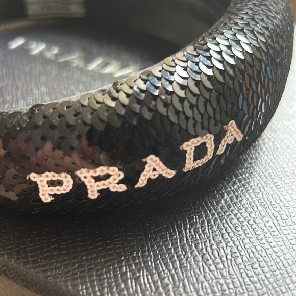 Authentic Prada sequin headband in great condition. - Picture 2 of 4